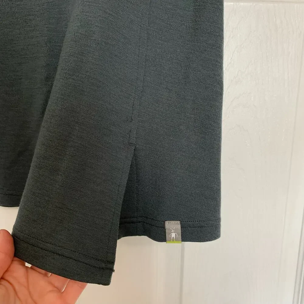 Smartwool Gray Merino Wool Blend Side Slit Pencil Skirt XS - Picture 3 of 9